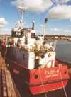 Her berth on the River Plym